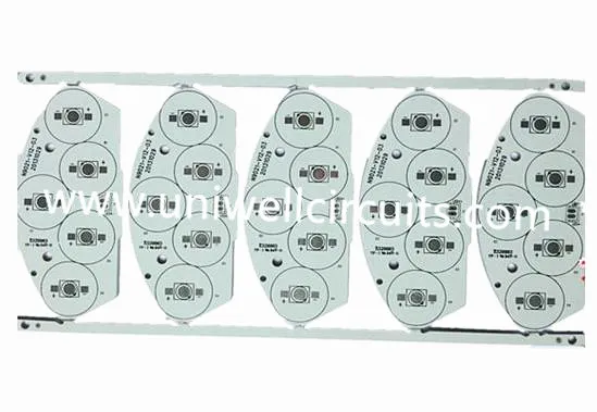 Ko'p qatlamli alyuminiyli asosli chop etilgan boshqaruv paneli