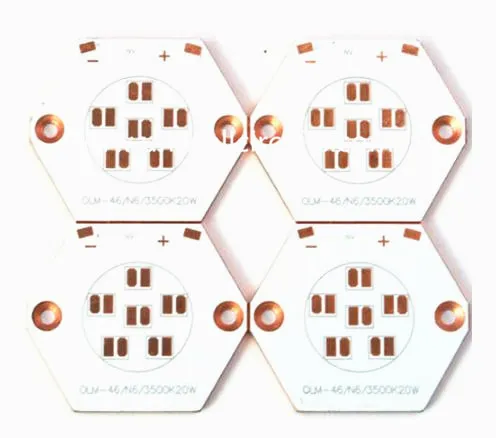 Bir tomonlama mis asosli PCB